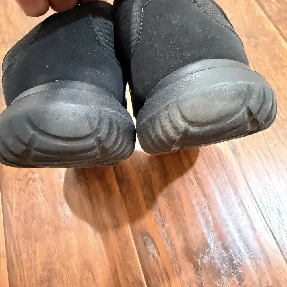 Clarks Cloudsteppers Black Slip On Comfort Sneakers Women’s US 9.5 Elastic Strap